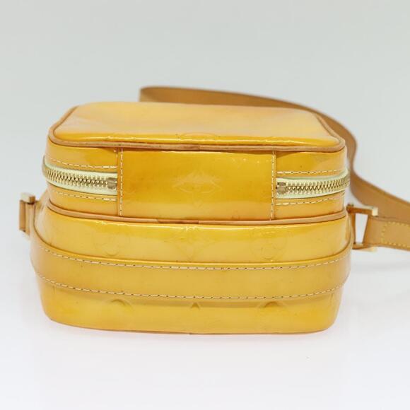 LOUIS VUITTON Monogram Vernis Wooster Bag Lime Yellow M91075 - Picture 9 of 12